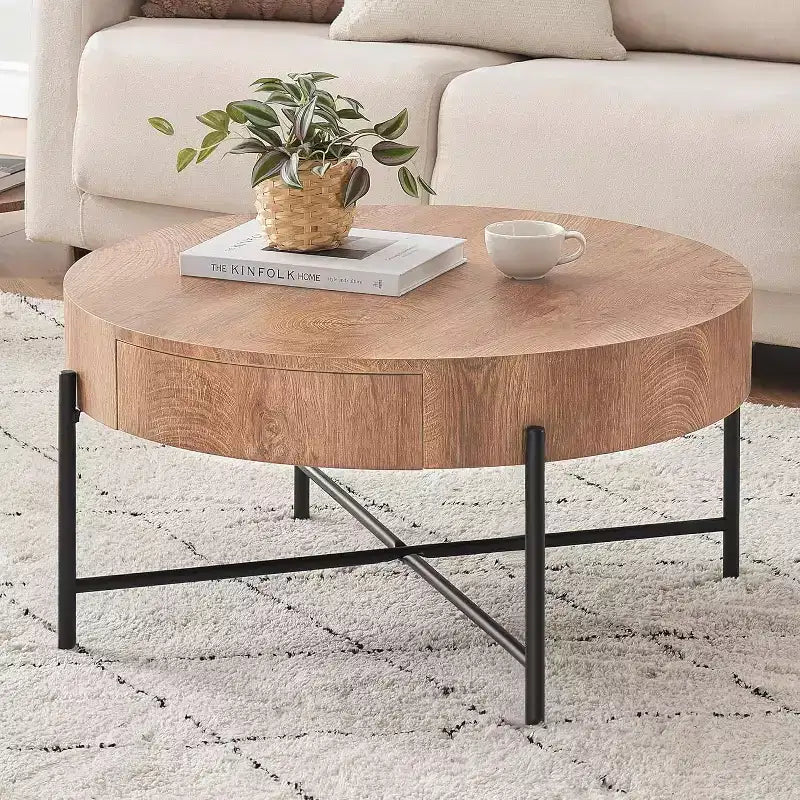 Lift Top Coffee Table with Storage, Mid Century Modern End Table and Farmhouse Wooden Center Table