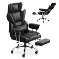 Heavy Duty Executive Office Chair 400 lb Capacity with Footrest and Lumbar Support
