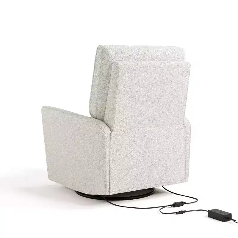 Fauteuil inclinable motorisé de luxe Santorini avec fonction pivotante et double port USB