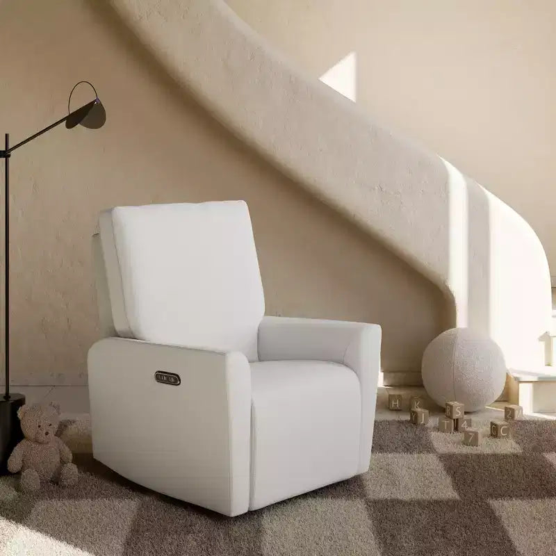 Fauteuil inclinable motorisé de luxe Santorini avec fonction pivotante et double port USB