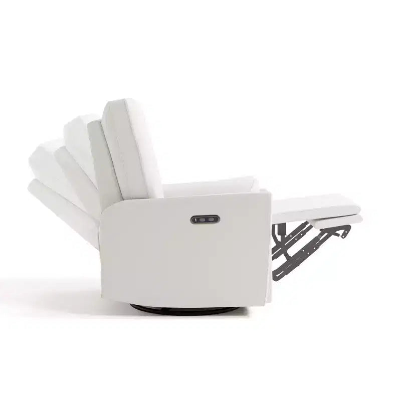 Fauteuil inclinable motorisé de luxe Santorini avec fonction pivotante et double port USB