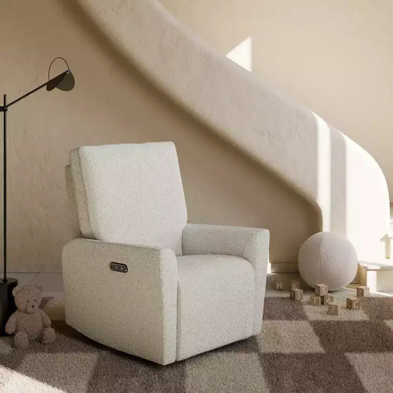 Fauteuil inclinable motorisé de luxe Santorini avec fonction pivotante et double port USB
