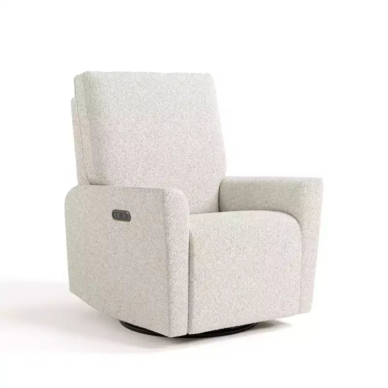 Fauteuil inclinable motorisé de luxe Santorini avec fonction pivotante et double port USB