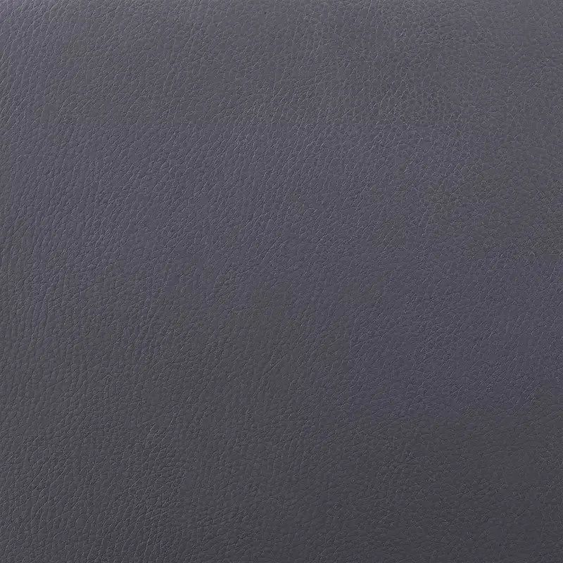 Tabouret de bar de 30 po sans dossier pivotant en similicuir et bois, hauteur comptoir, gris/noir : Assise ronde, repose-pieds, hauteur fixe
