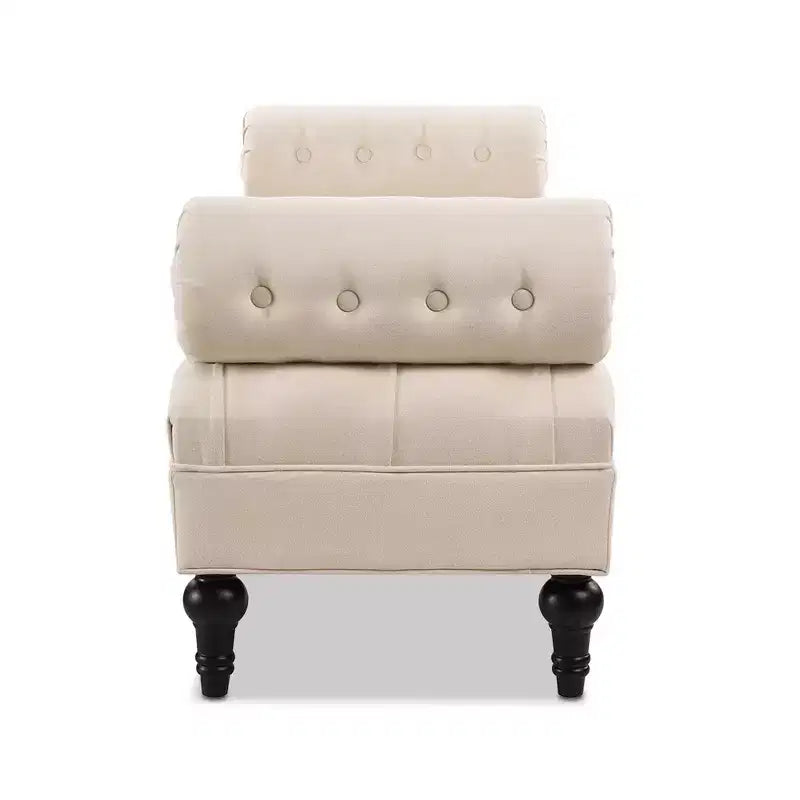 Banc d'entrée avec accoudoirs rembourrés