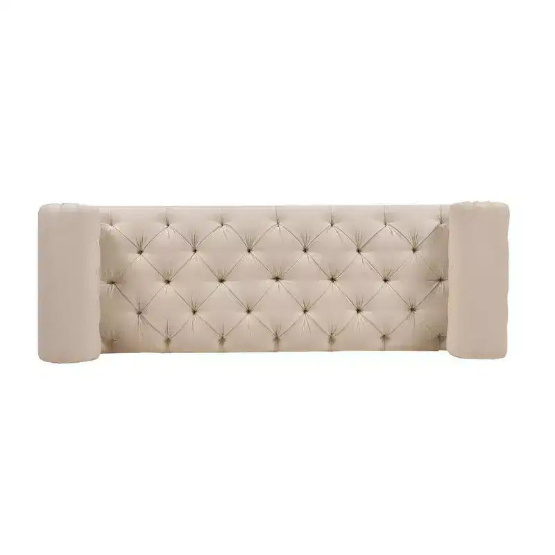 Banc d'entrée avec accoudoirs rembourrés