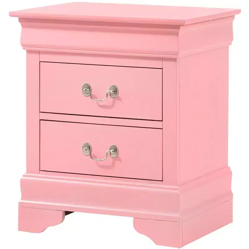 Table de chevet à 2 tiroirs (61 cm H X 53 cm L X 41 cm P)