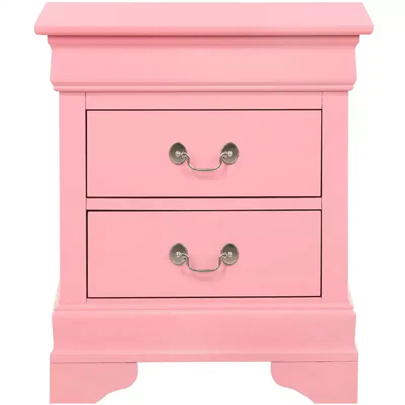 Table de chevet à 2 tiroirs (61 cm H X 53 cm L X 41 cm P)