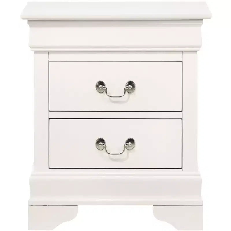Table de chevet à 2 tiroirs (61 cm H X 53 cm L X 41 cm P)