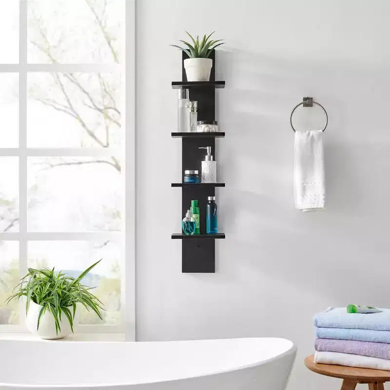 Étagère à Colonne Verticale à 4 Niveaux Utilitaire 39,5 x 9