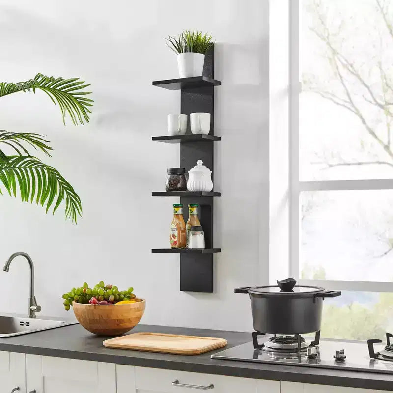 Étagère à Colonne Verticale à 4 Niveaux Utilitaire 39,5 x 9